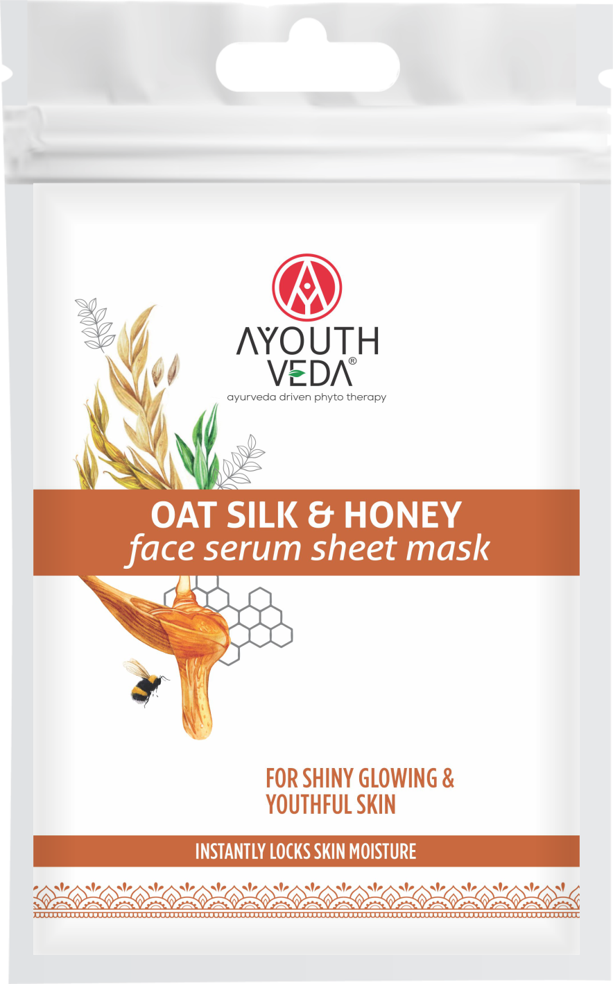 AY OAT SILK & HONEY FACE SERUM SHEET MASK
