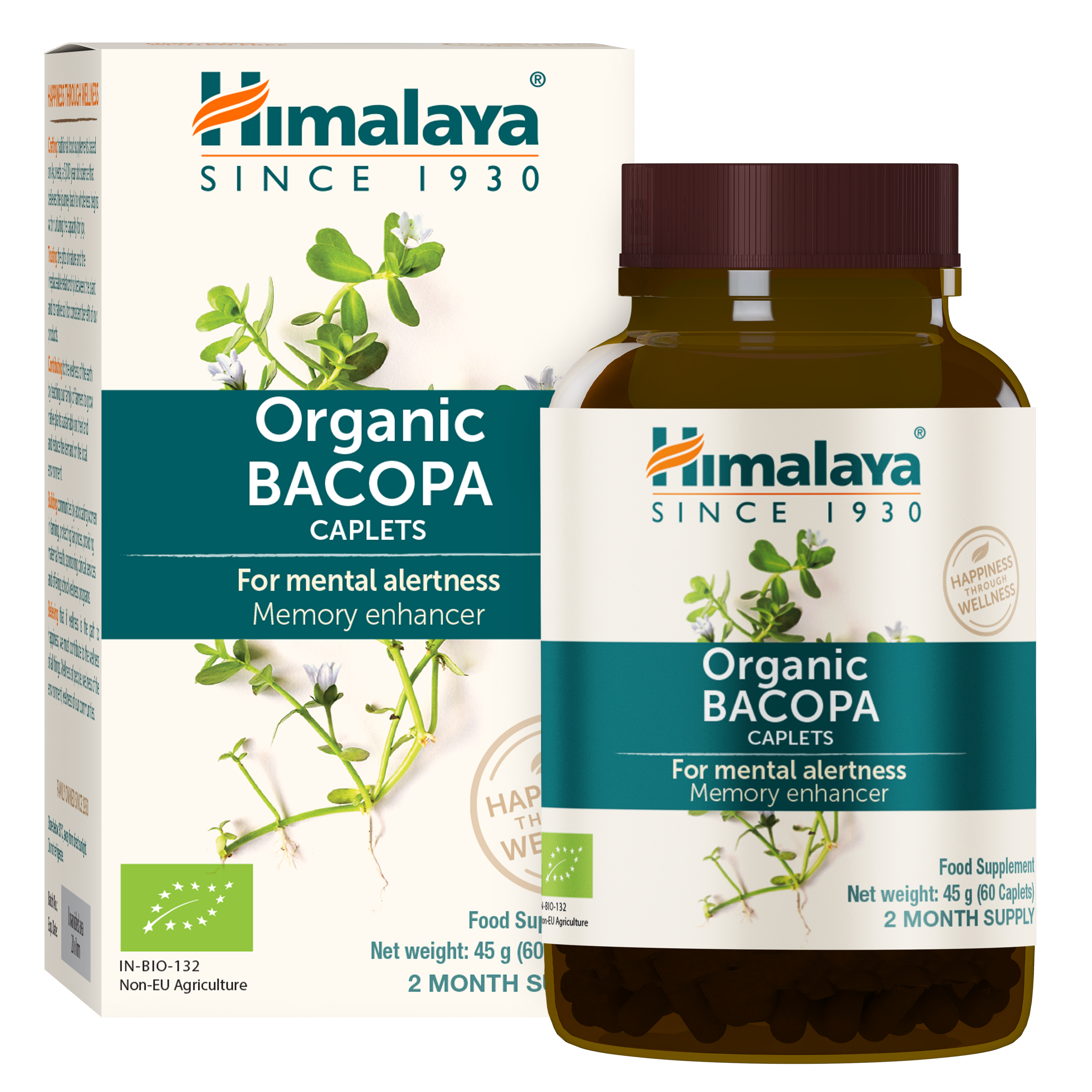 ORGANIC BACOPA CAPLETS 60&