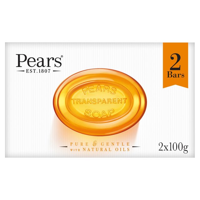 Pears Soap Bar Amber 2x100g