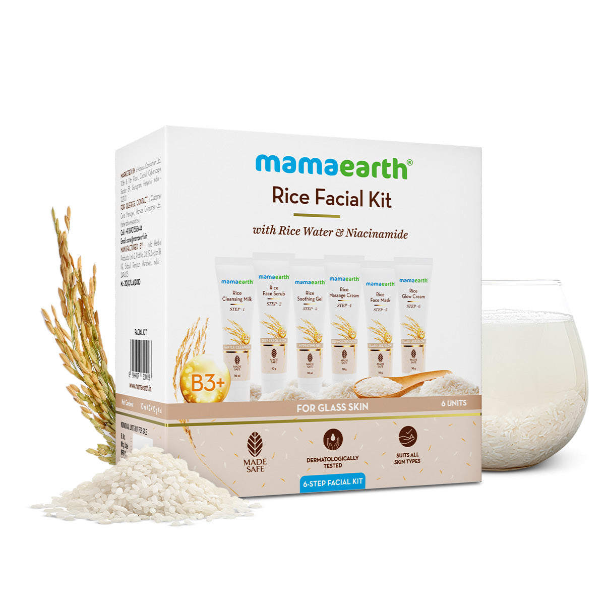 MamaEarth Rice Facial Kit 60g