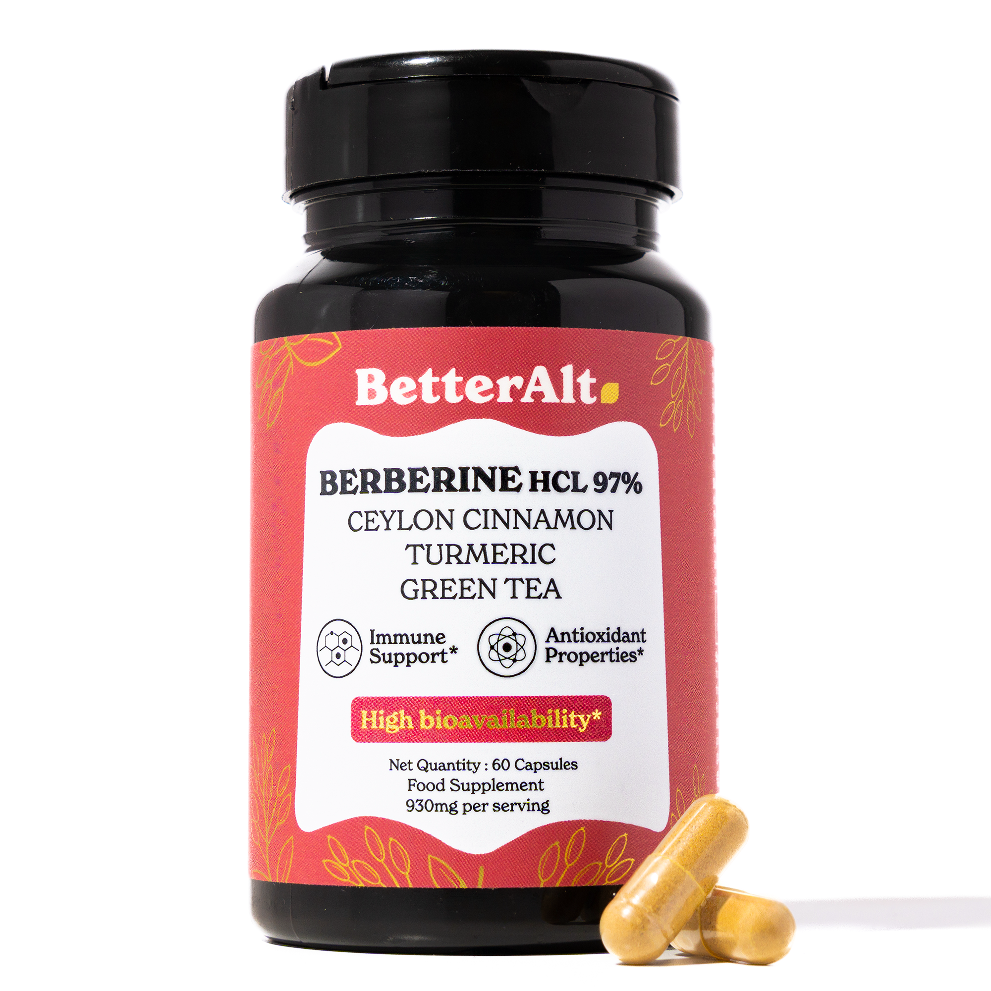 Berberine Capsules 60 CAP 60/1