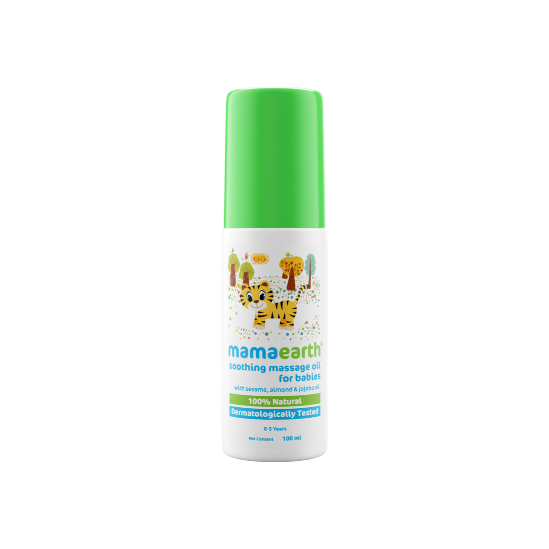 Mamaearth Soothing Baby Massage Oil, with Sesame, Almond & Jojoba Oil White -100ml