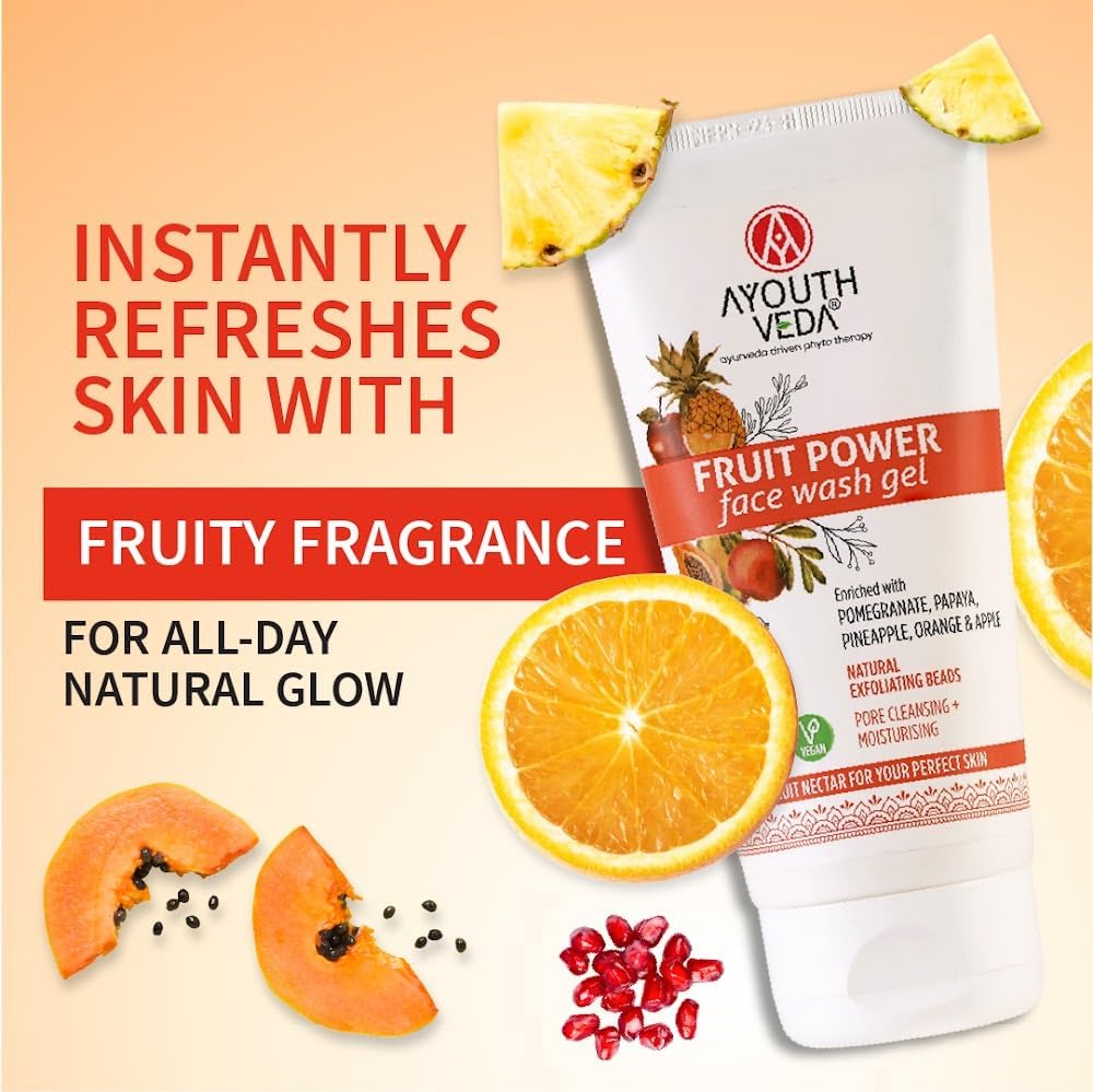 AyouthVeda Fruit Power Face Wash Gel - 100ml