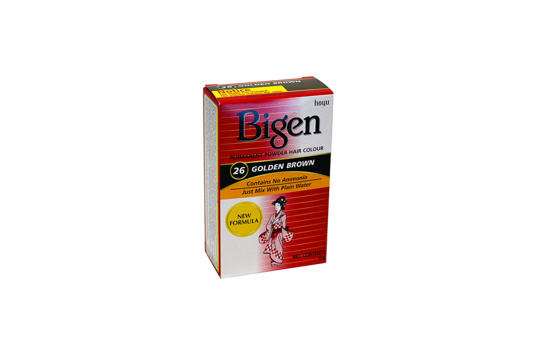 BIGEN (26) HAIR COLOUR - GOLDEN BROWN