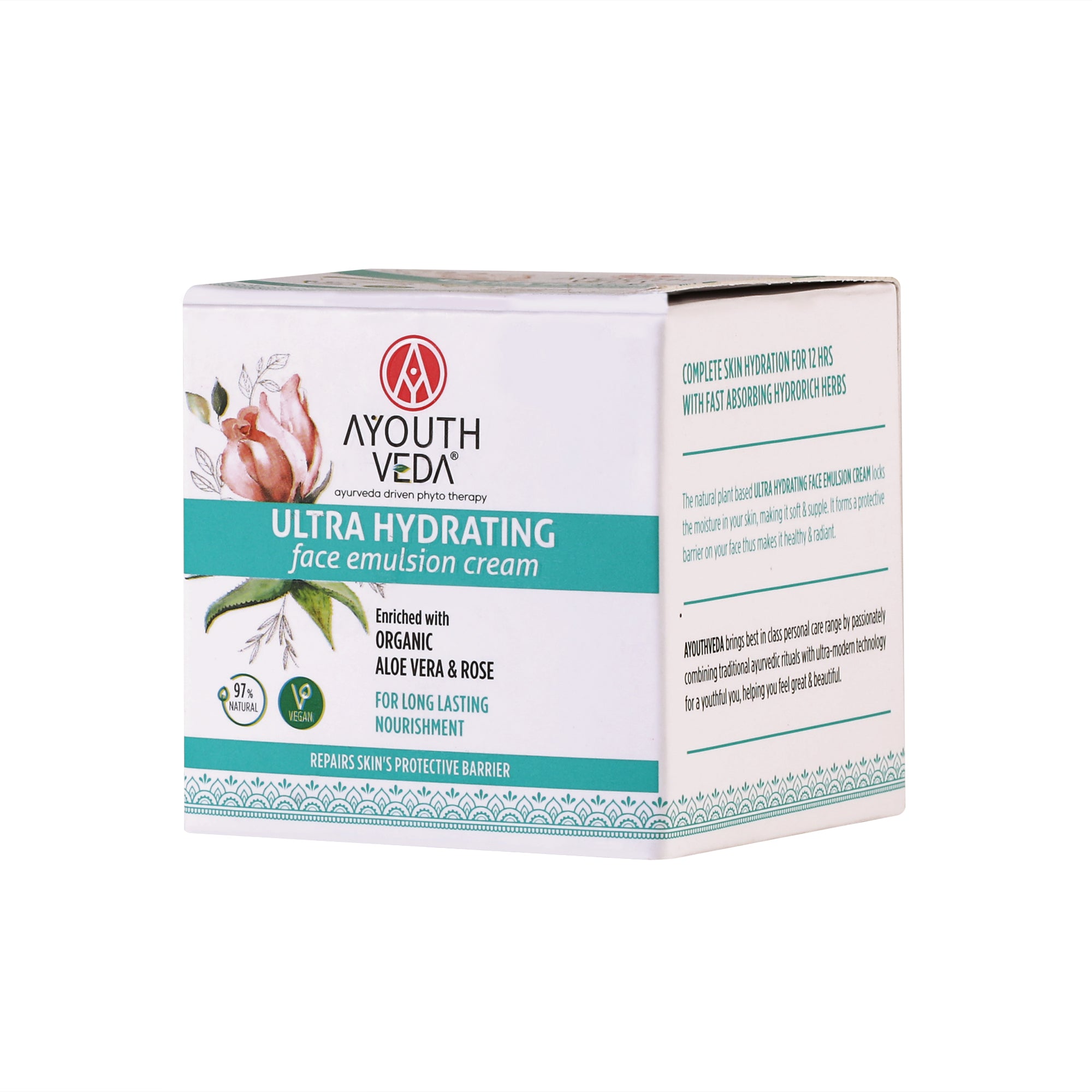 AyouthVeda Ultra Hydrating Face Emulsion Cream - 60G