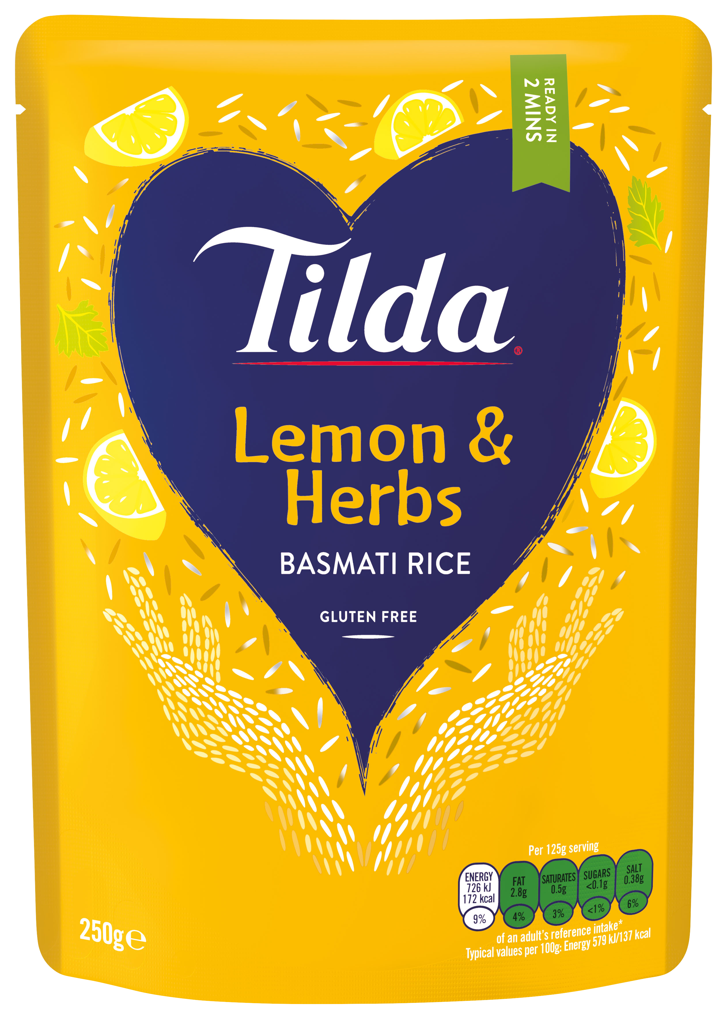 Lemon and Herbs Steamed Basmati