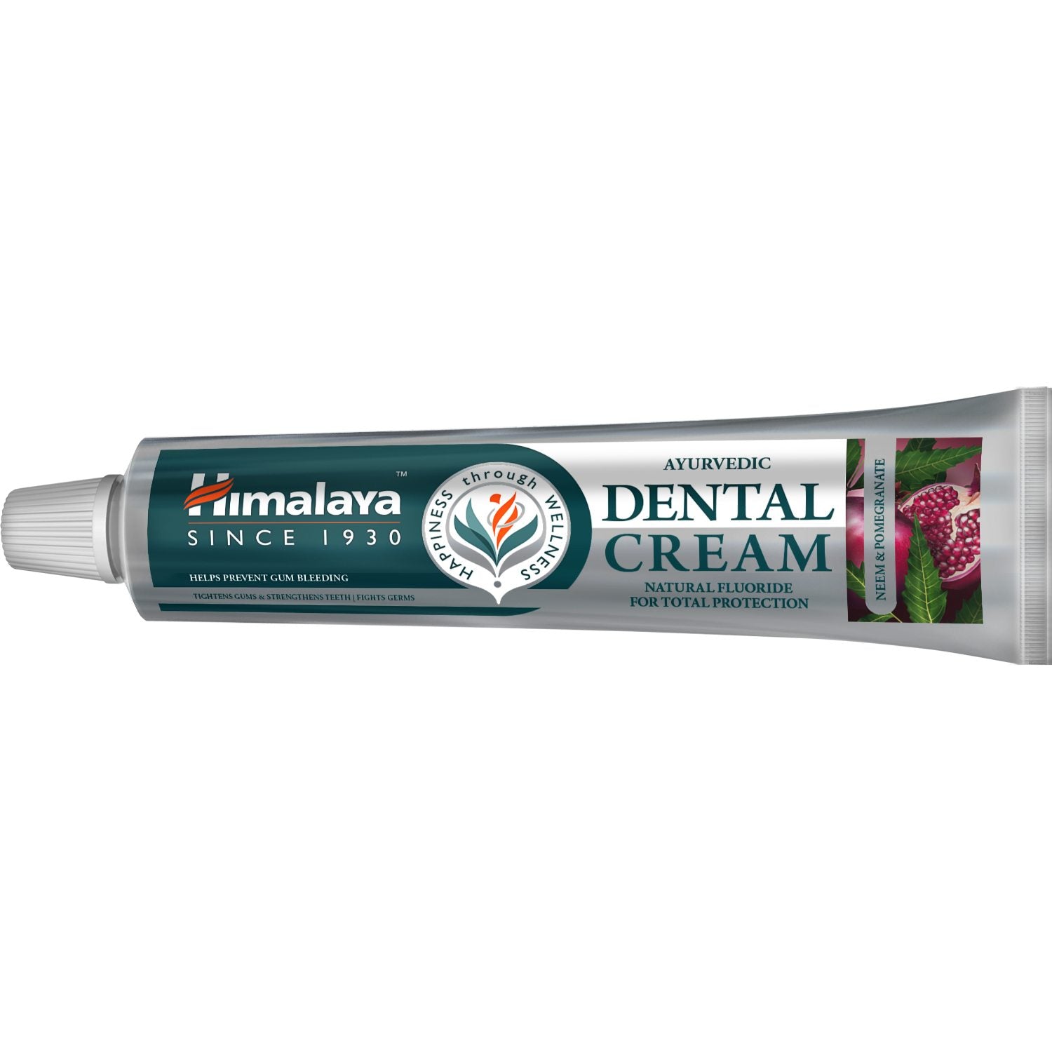 Himalaya Ayurvedic Dental Cream Herbal Toothpaste - Neem & pomegranate - 100g
