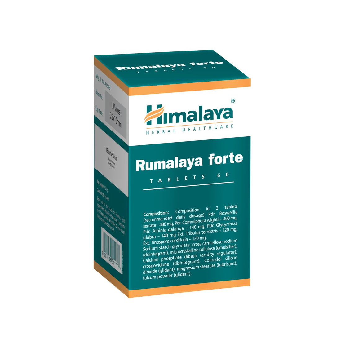 Himalaya Rumalaya forte - helps keep joints functional and comfortable - 60 Tablets