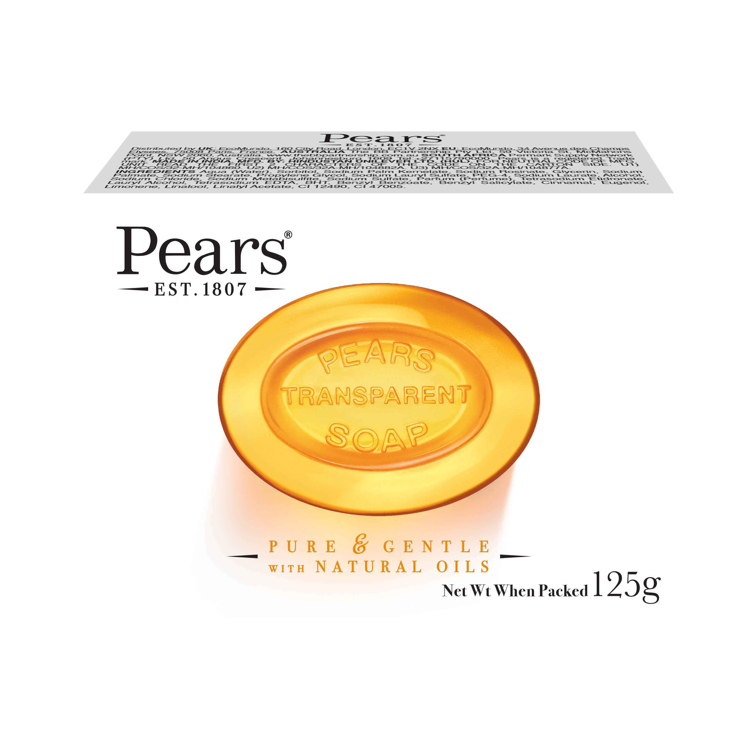 Pears Soap Bar Amber 125g