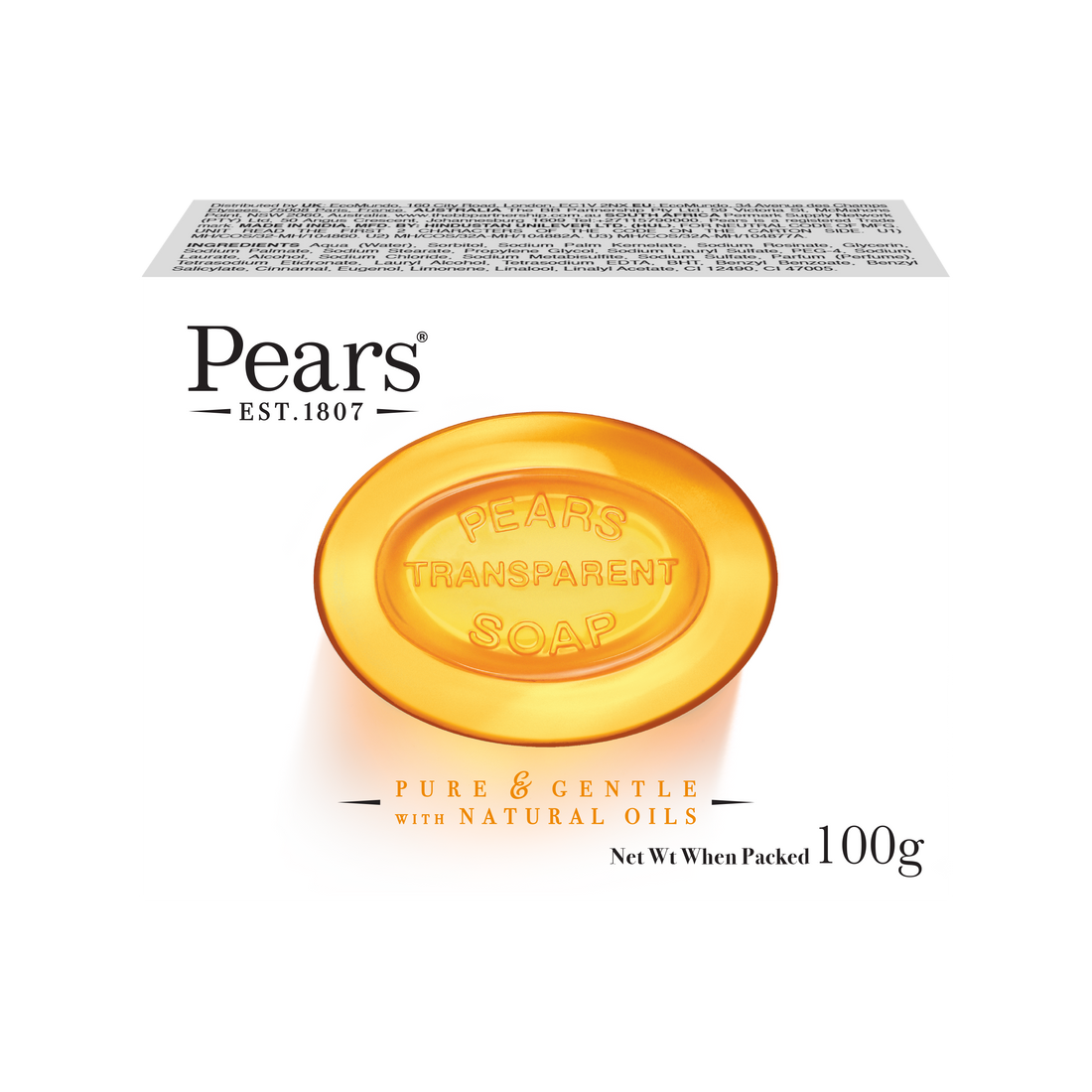 Pears Soap Bar Amber 100g