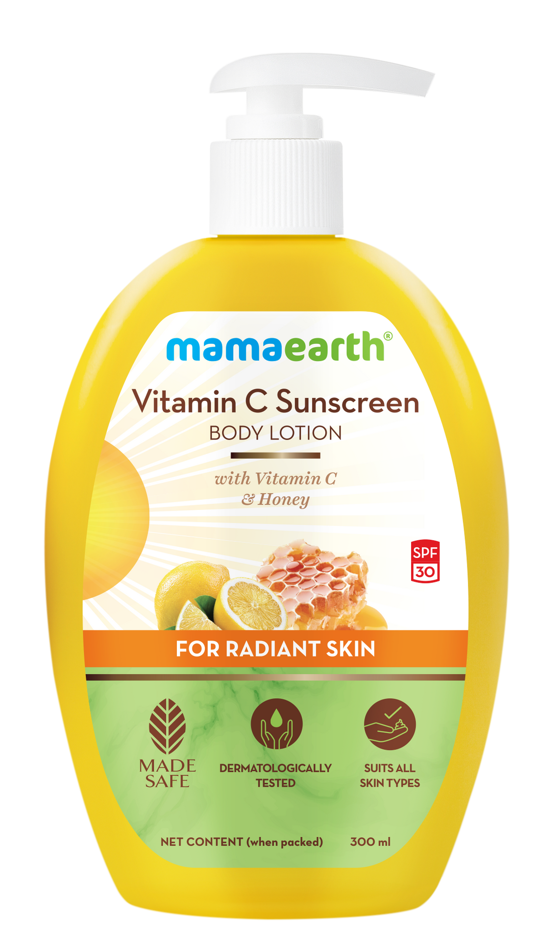 MamaEarth Vit C Sunscreen Body Lotion 300 ml