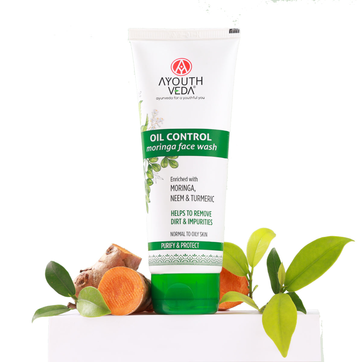 Ayouthveda Oil Control Moringa Face Wash - 100ml