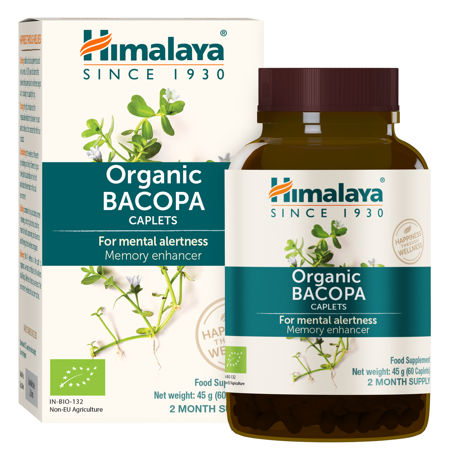 ORGANIC BACOPA CAPLETS 60&