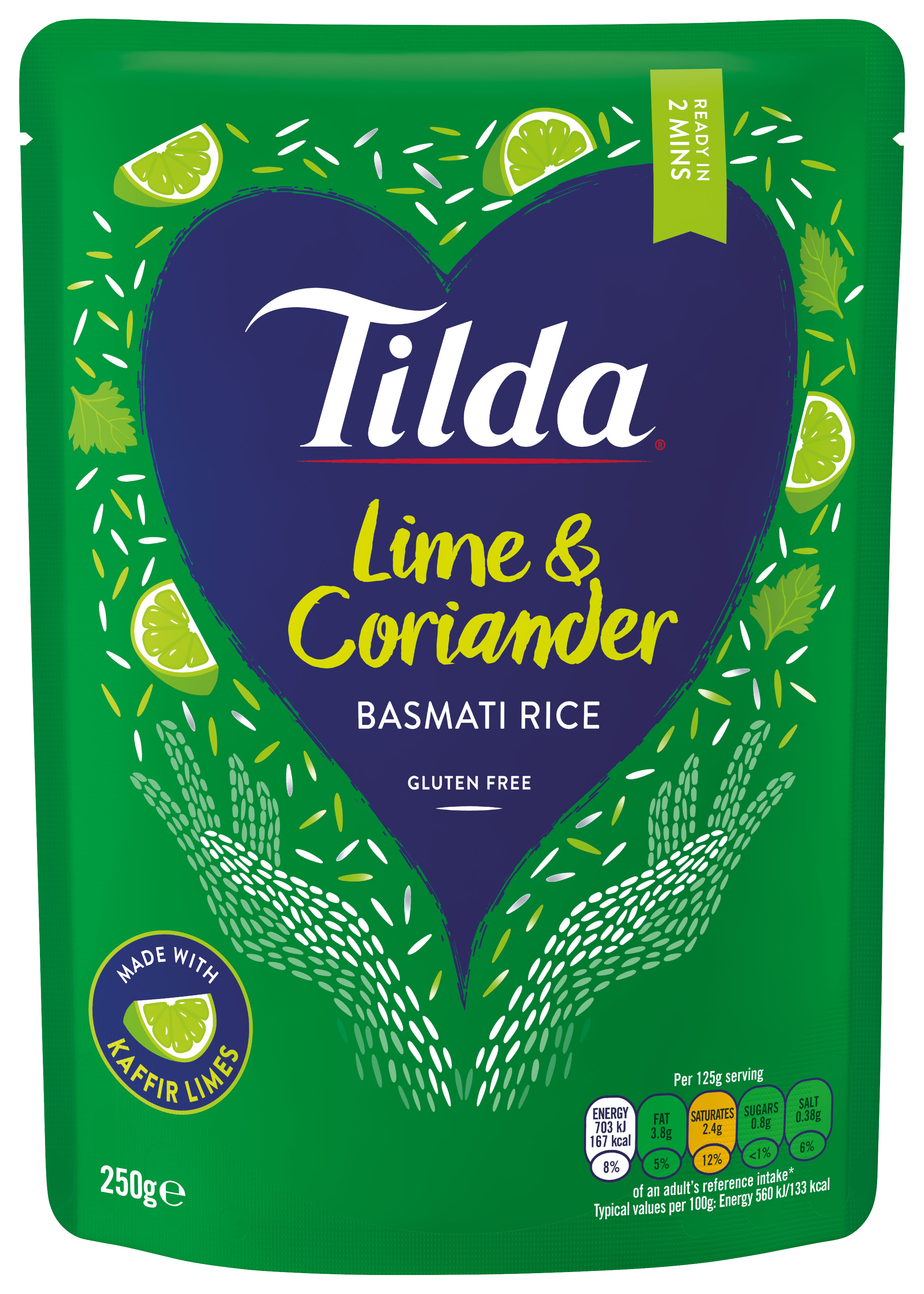 Lime and Coriander Steamed Basmati