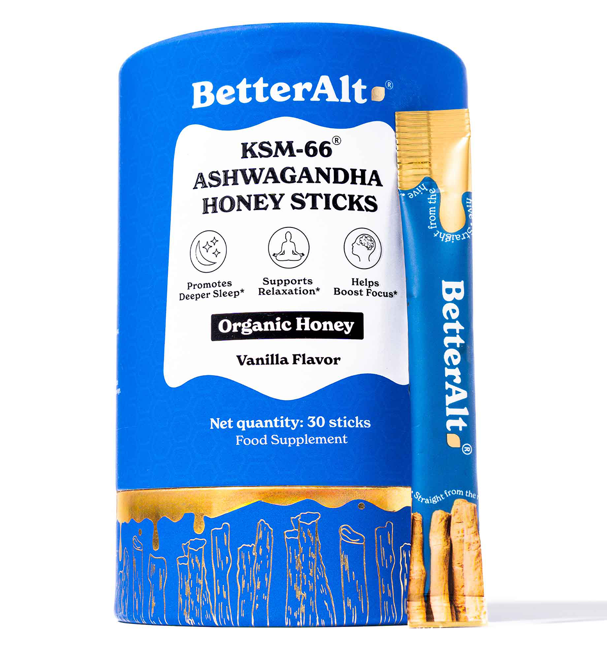 BA Ashwagandha Honey Sticks 30 Sticks