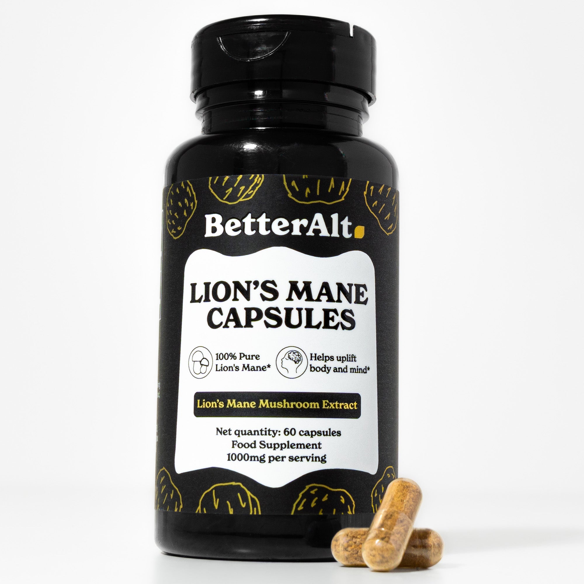 Lions Mane Boost Mushroom Capsules 170/1