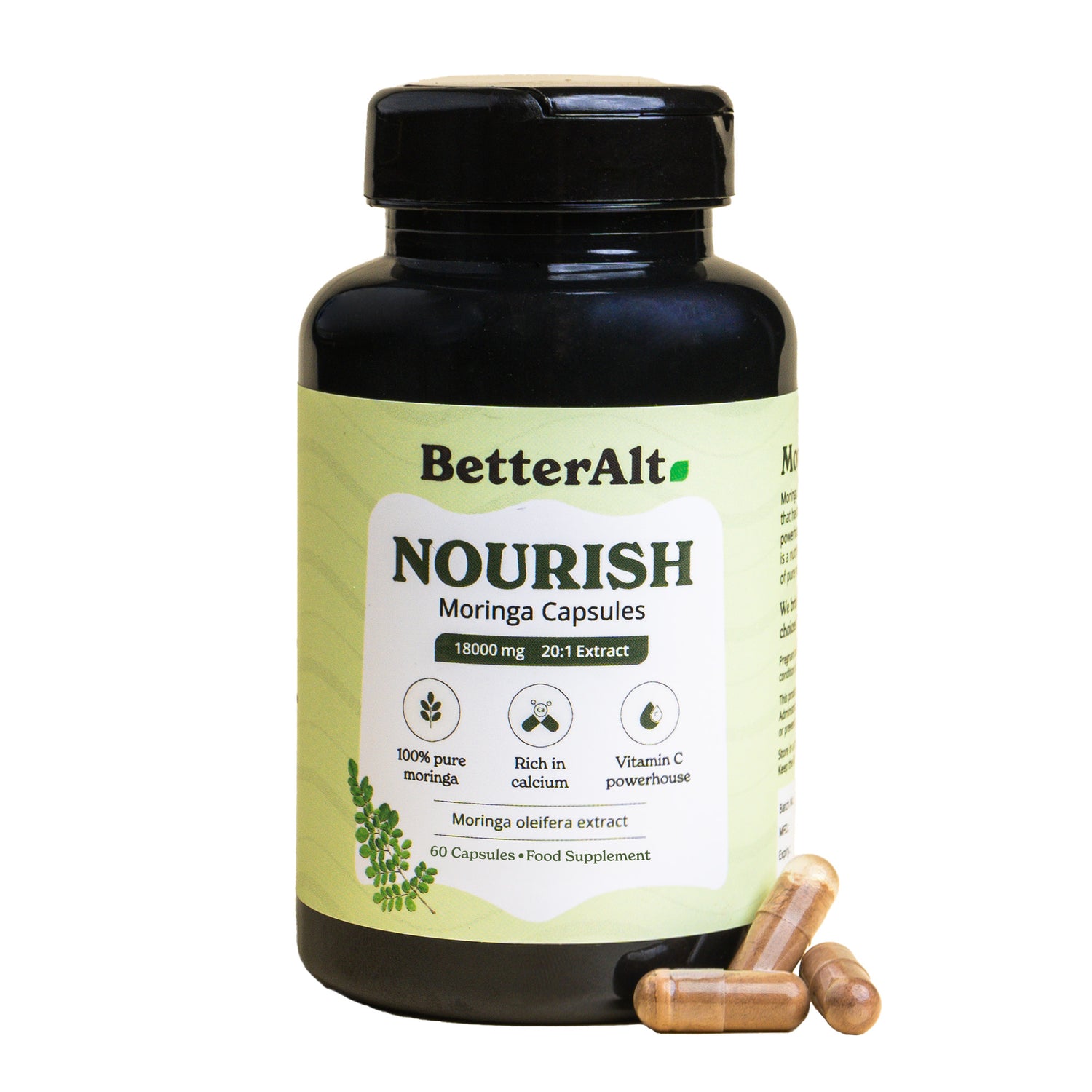 Nourish Moringa Capsules 60 CAP 112/1