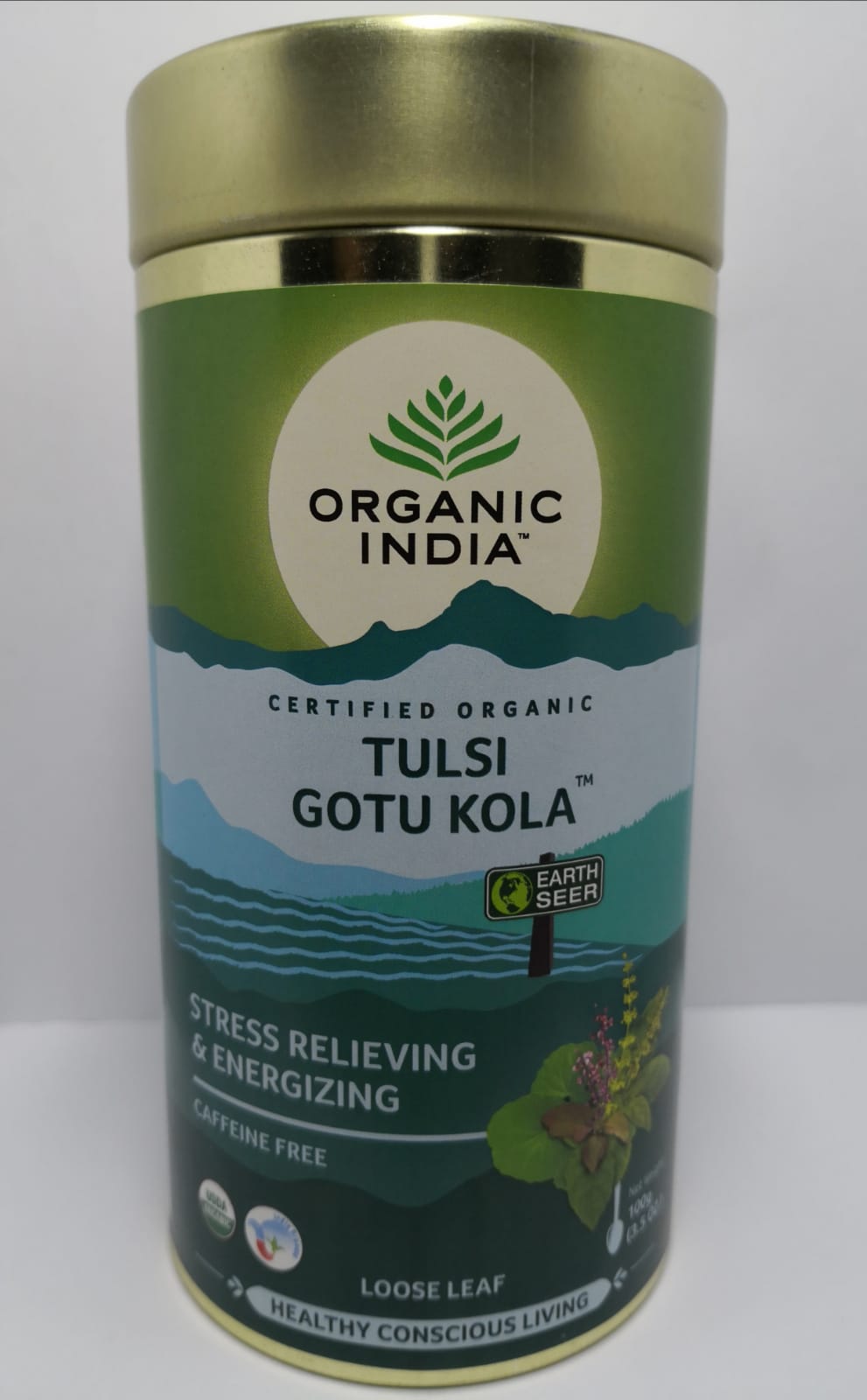 Tulsi Gotu Kola  (100 gm in a Tin)