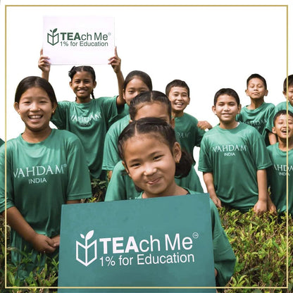 VAHDAM Pure Mint Herbal Tea (15 Pyramid Tea Bags) Caffeine Free, Non GMO, Gluten Free - Blend of Spearmint &amp; Peppermint - Sweet &amp; Minty - Resealable Ziplock Pouch