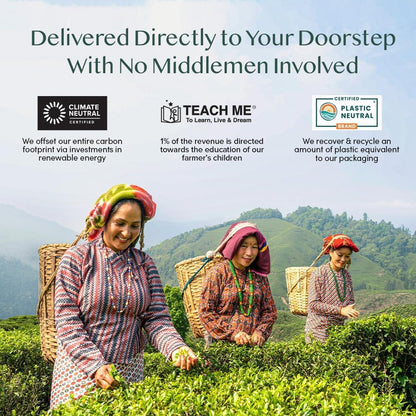 VAHDAM, Turmeric Spice Herbal Tea Bags (30 Count) Caffeine Free, Non GMO, Gluten Free - 100% Pure Herbal Tisane - Savory &amp; Spicy - Individually Wrapped Pyramid Tea Bags