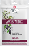 AY LICORICE & MULBERRY FACE SERUM SHEET MASK