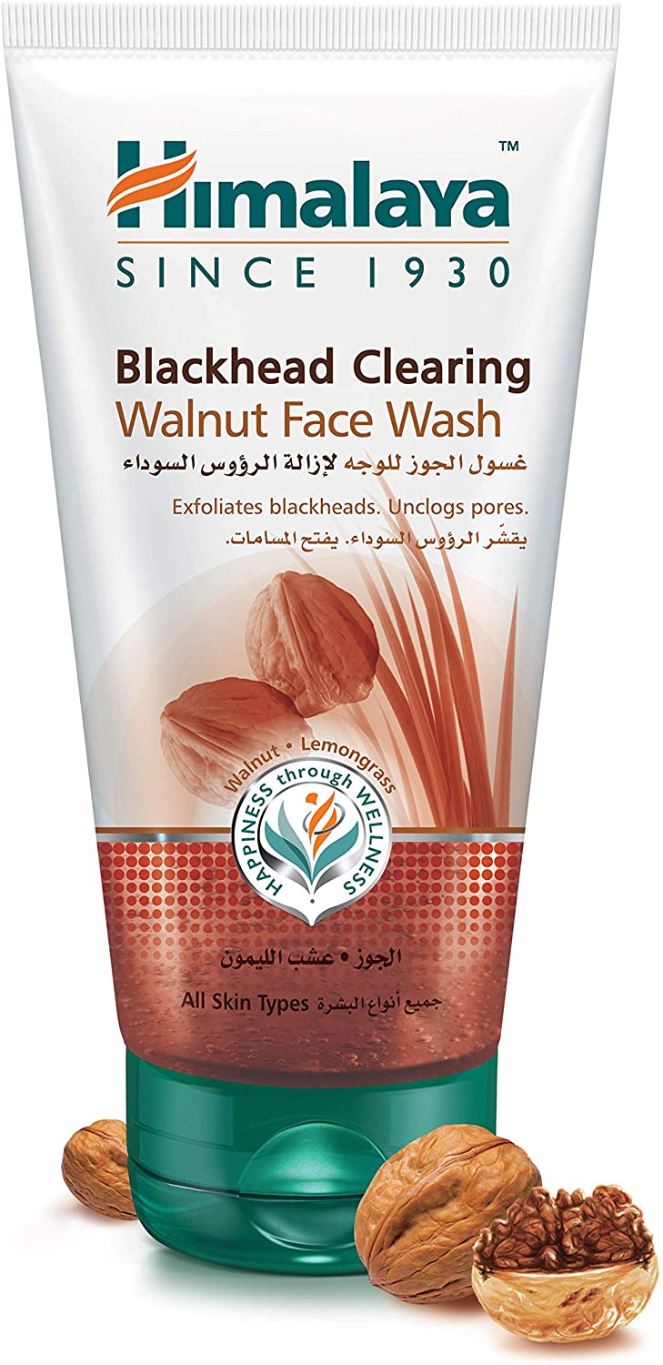 Himalaya Blackhead Clearing Walnut Face Wash - 150ml
