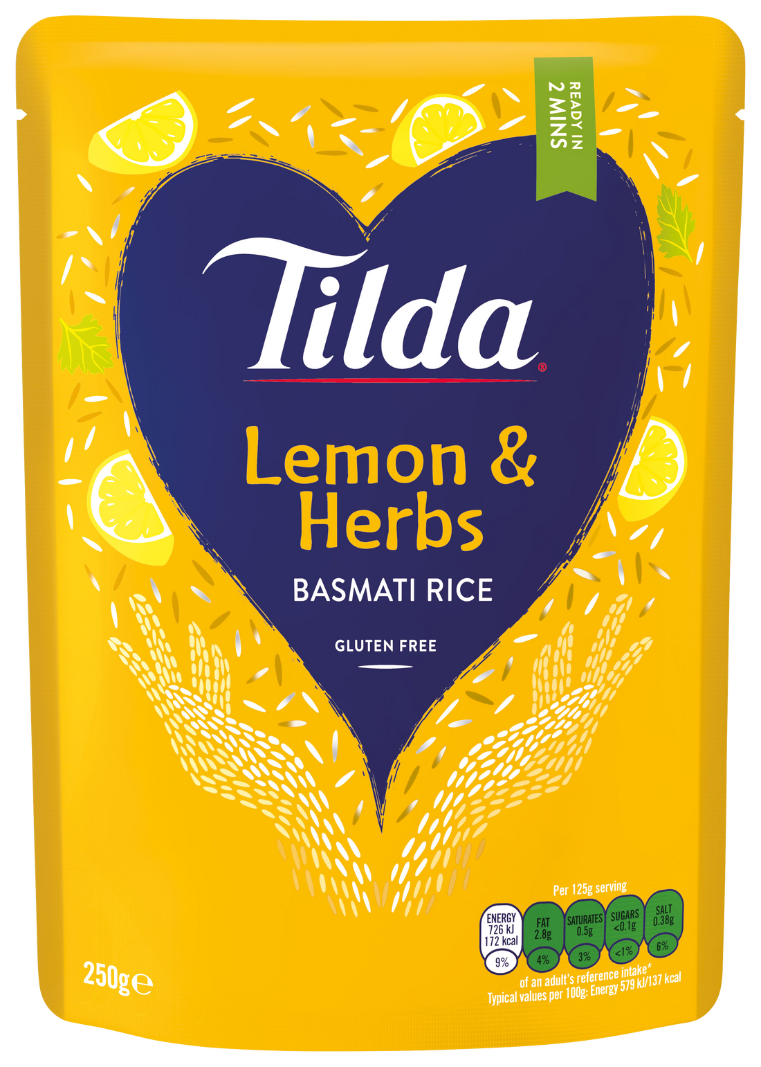 Lemon and Herbs Steamed Basmati