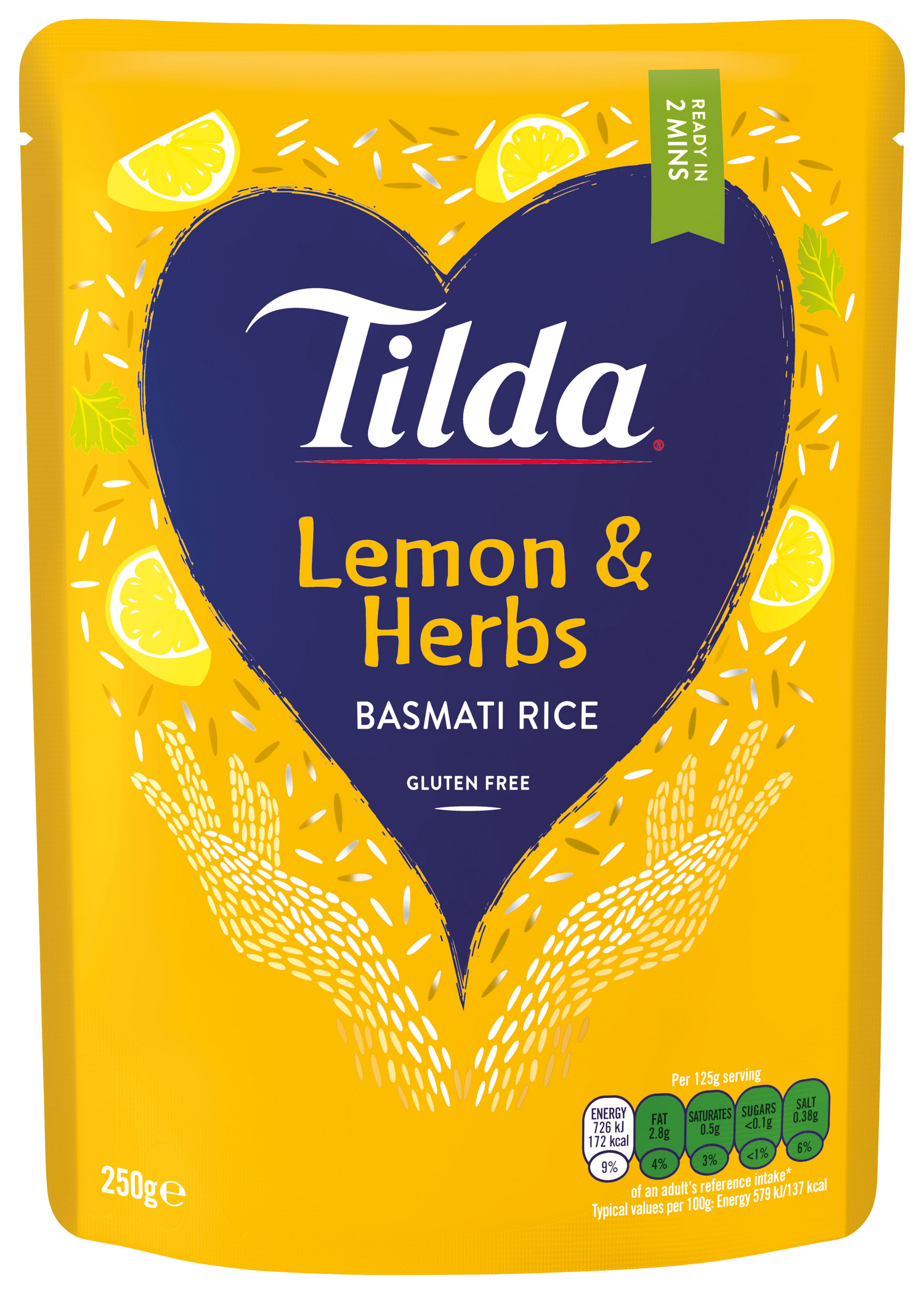 Lemon and Herbs Steamed Basmati