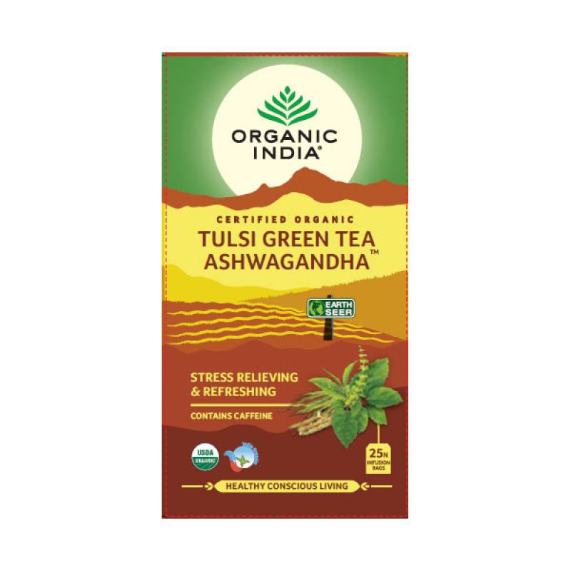 Tulsi Green Tea Ashwagandha 25 Infusion bags 60/1