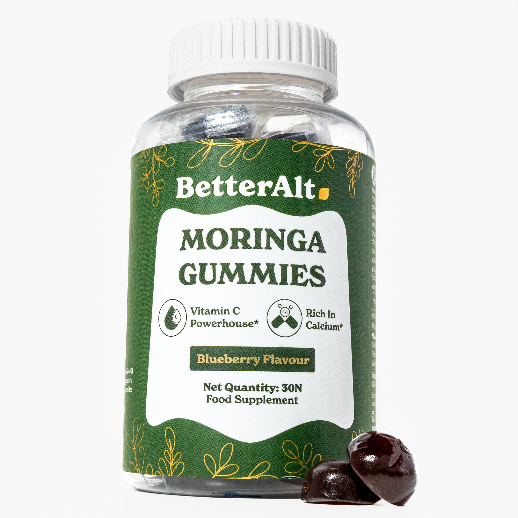 BetterAlt Moringa Gummies (Blueberry Flavor) 60/1