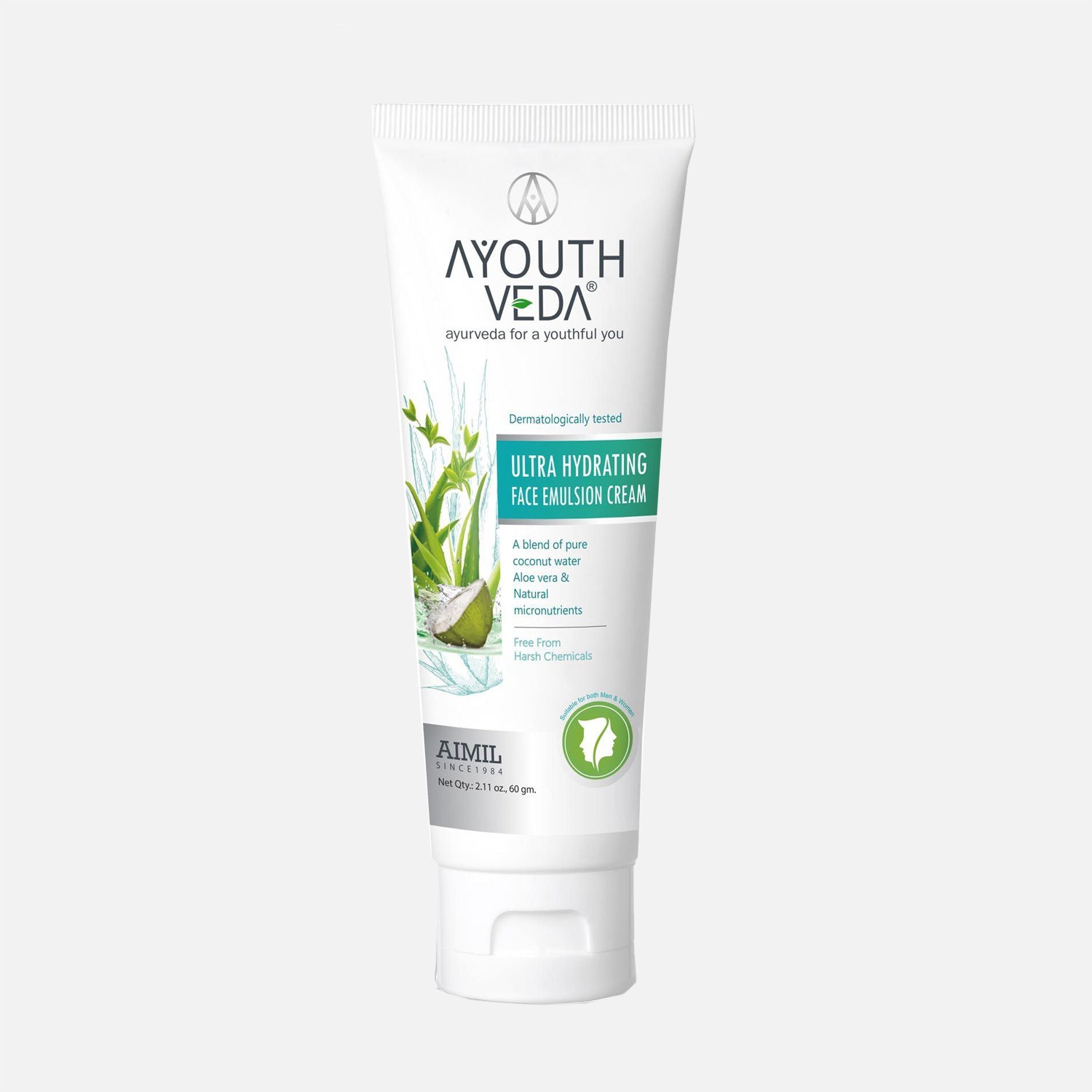 AyouthVeda Ultra Hydrating Face Emulsion Cream - 60G