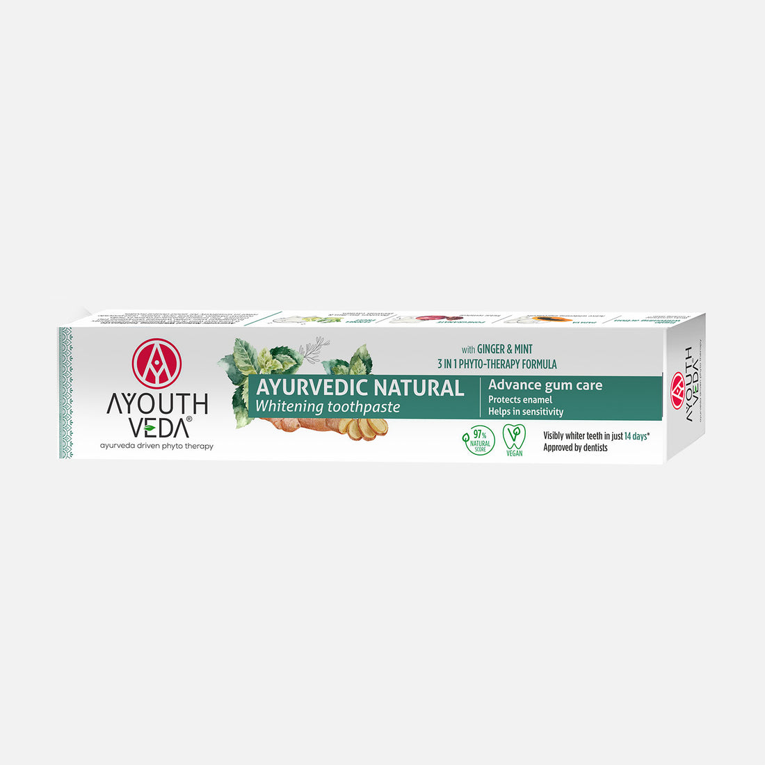 Ayouthveda Natural Whitening Toothpaste - 100g