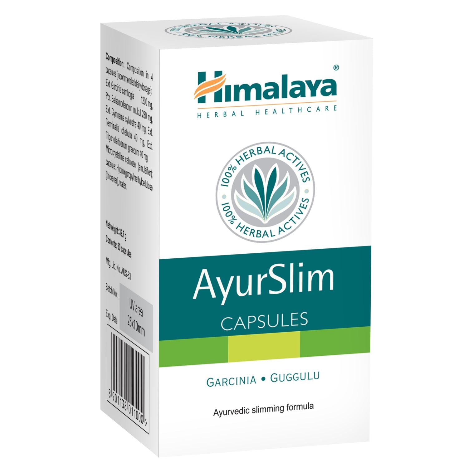 Himalaya AyurSlim - Ayurvedic slimming formula - 60 Capsules
