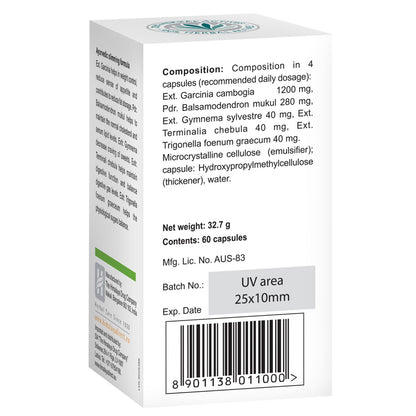 Himalaya AyurSlim - Ayurvedic slimming formula - 60 Capsules