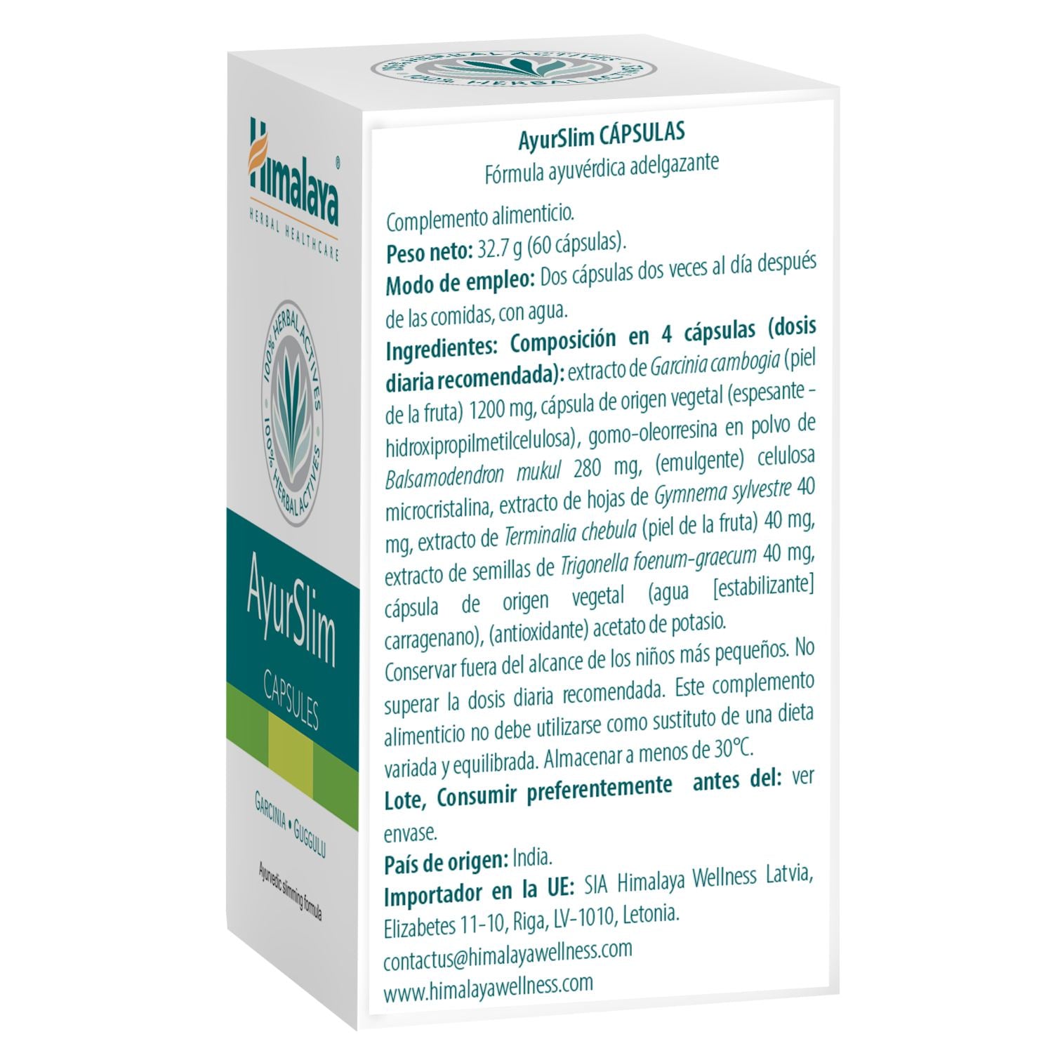 Himalaya AyurSlim - Ayurvedic slimming formula - 60 Capsules