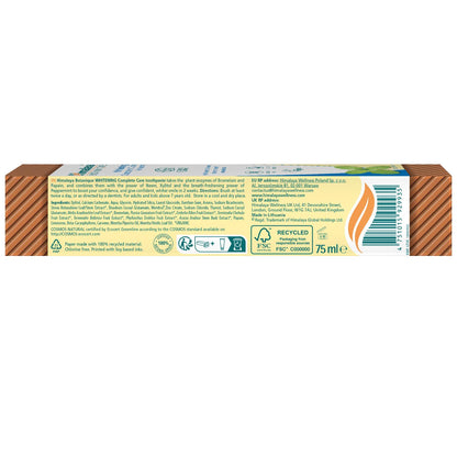 Himalaya Botanique Whitening Complete Care Toothpaste - Peppermint 75g