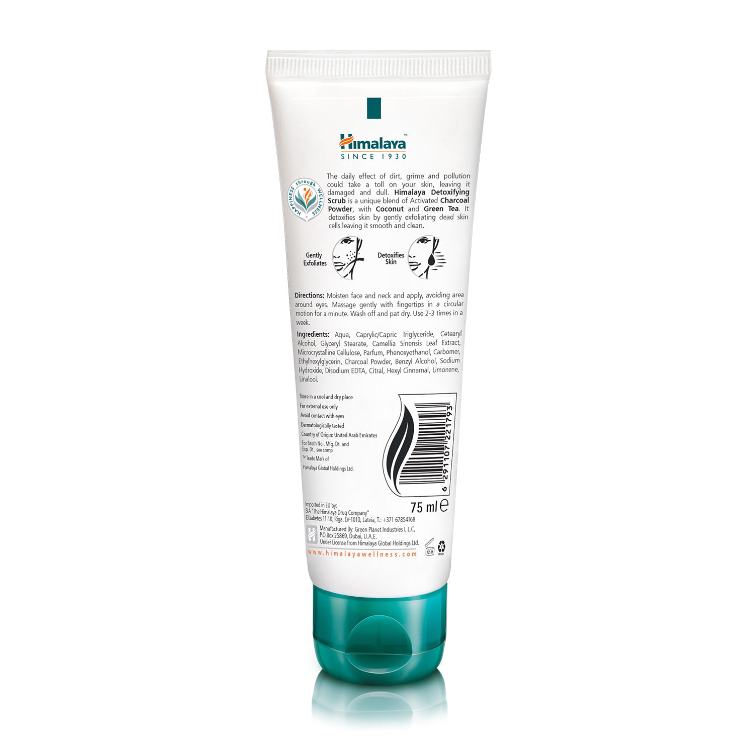 Himalaya Detoxifying Charcoal Scrub - 75ml