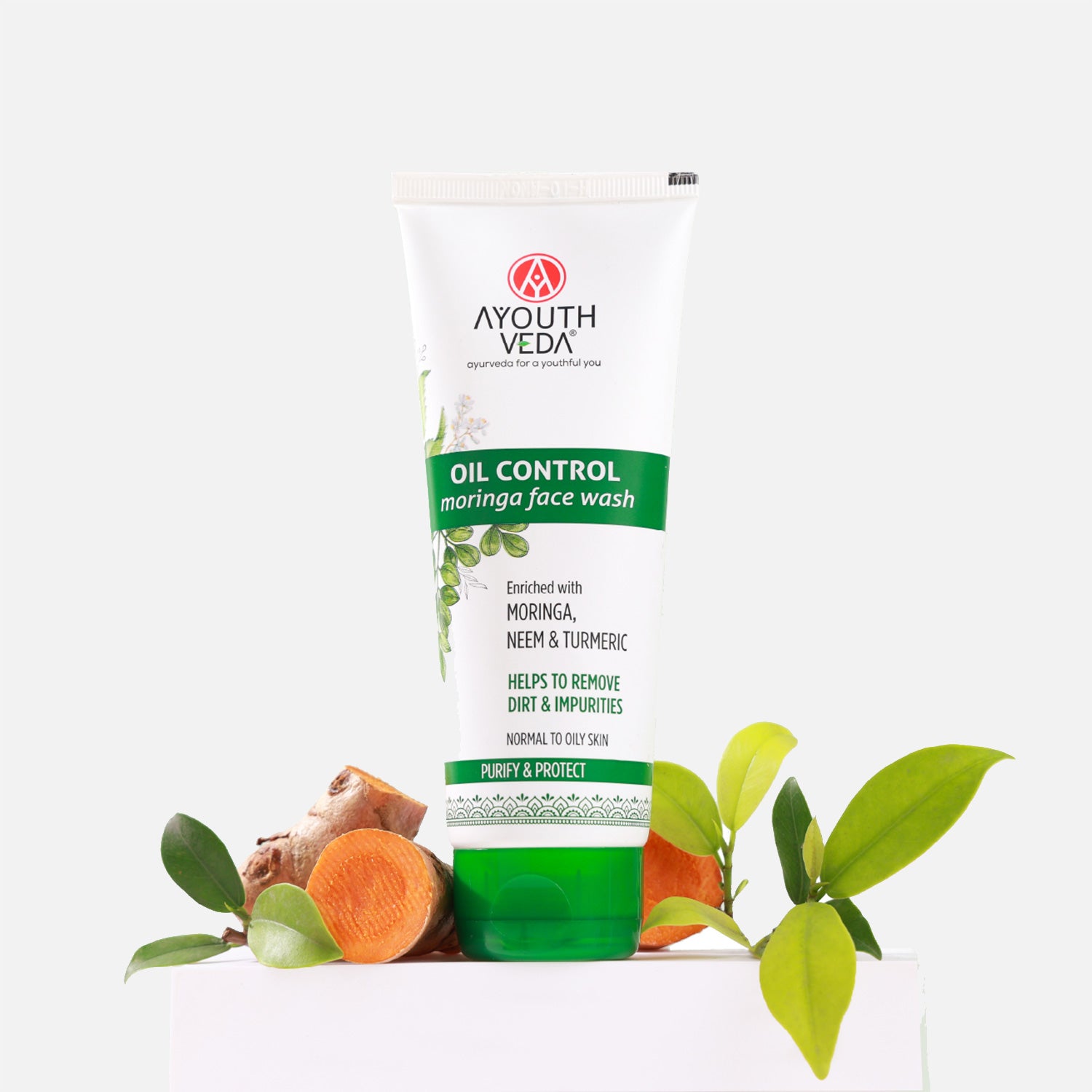 Ayouthveda Oil Control Moringa Face Wash - 100ml