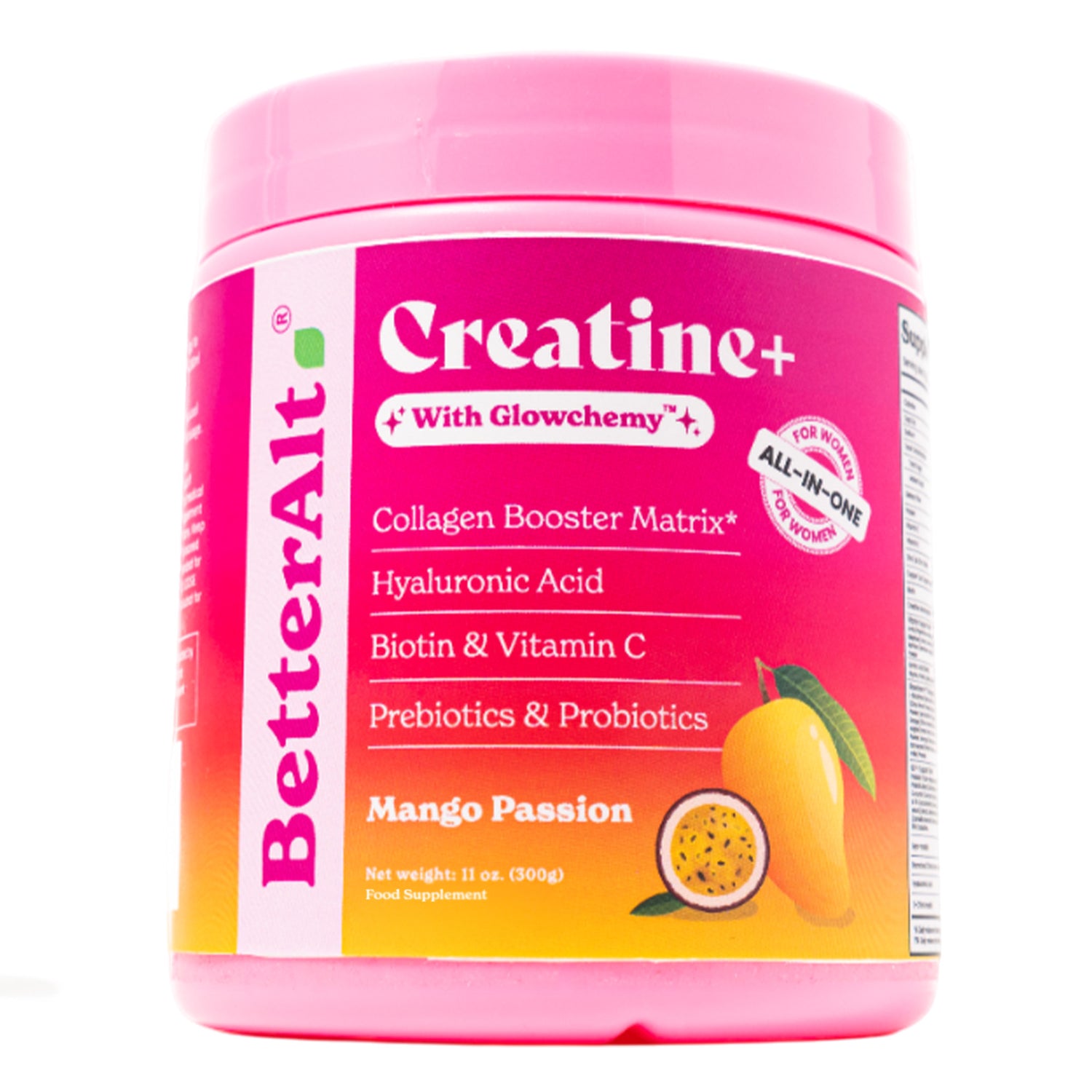 BA Creatine+ with Glochemy (for women) 300GM 32/1