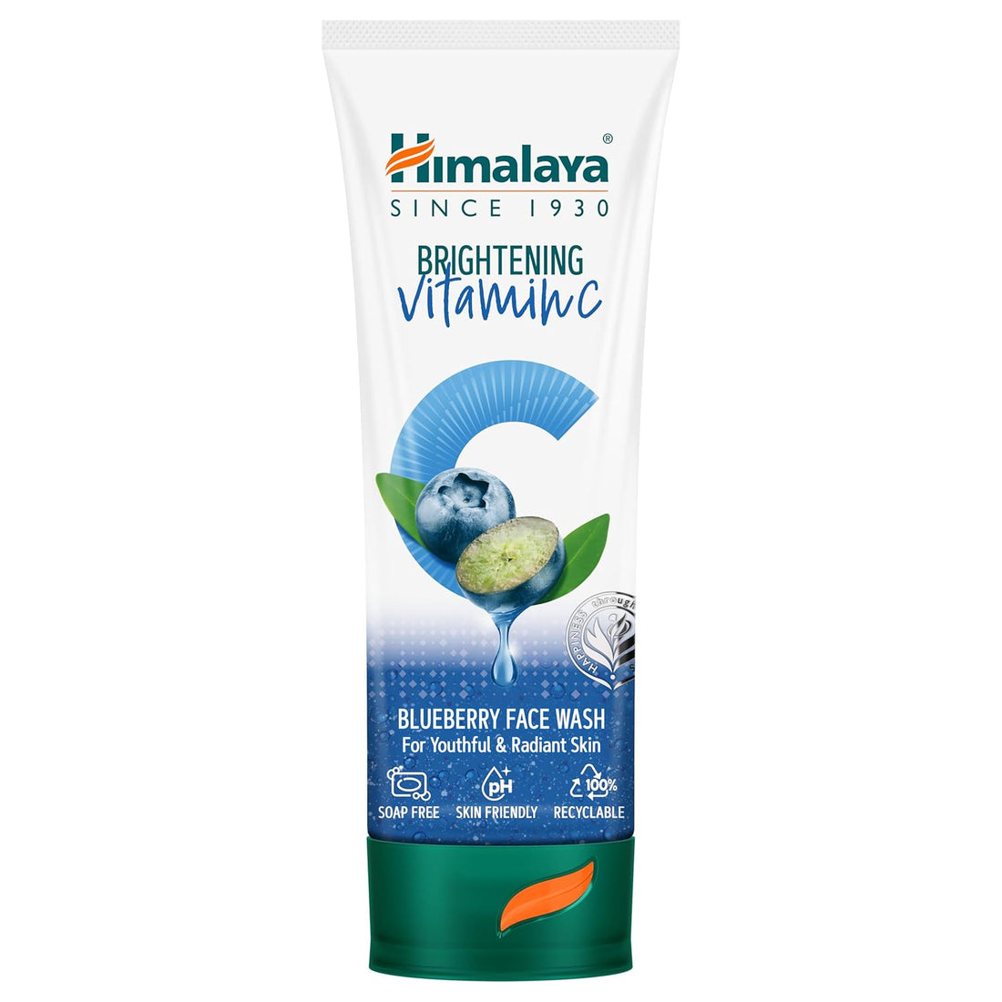 Himalaya Brightening Vitamin C Blueberry Face Wash - 100ml