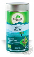Organic India Tulsi Brahmi 100g Tin