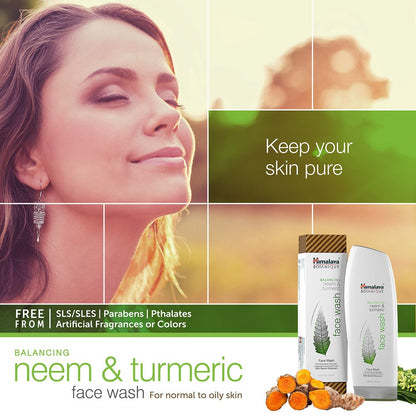 Botanique Neem &amp; Turmeric Facewash 150ml