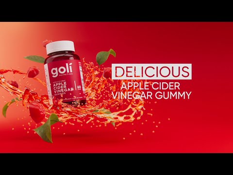 Bottle of Goli ACV Gummies 60 CT